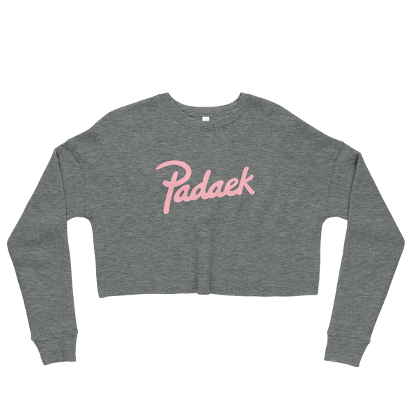 Padaek Script Women's Crop Sweatshirt