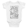 Laos Line Art Infant Bodysuit