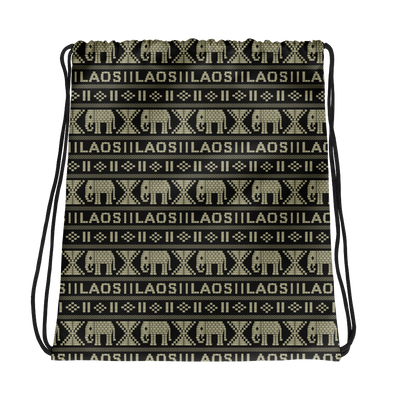 Elephant All-Over Drawstring bag