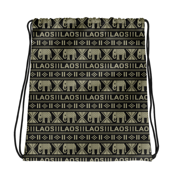 Elephant All-Over Drawstring bag