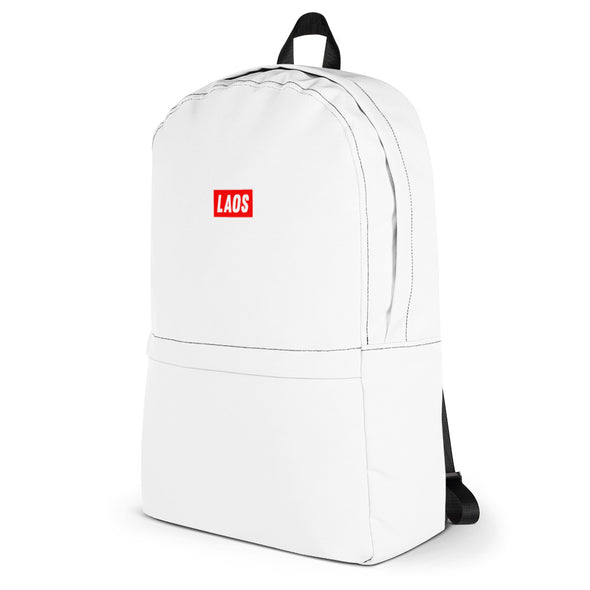 Laos Supply White Backpack