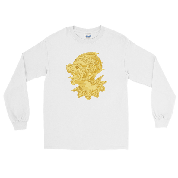 Hanuman Gold Men’s Long Sleeve Shirt (Collab with Addiction Tattoo)