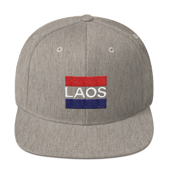 Laos Double Bar Snapback Hat