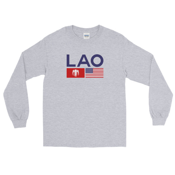 Lao American Long Sleeve T-Shirt