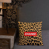 EHANEE Cheetah Print Premium Pillow