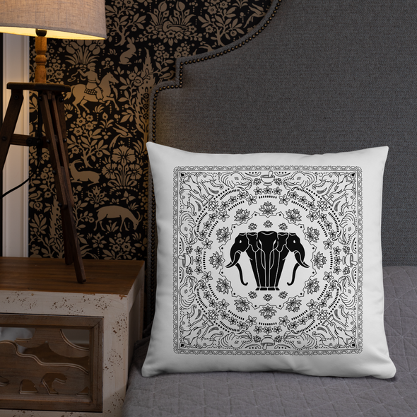 Lotus Paisley Bandana Pillow