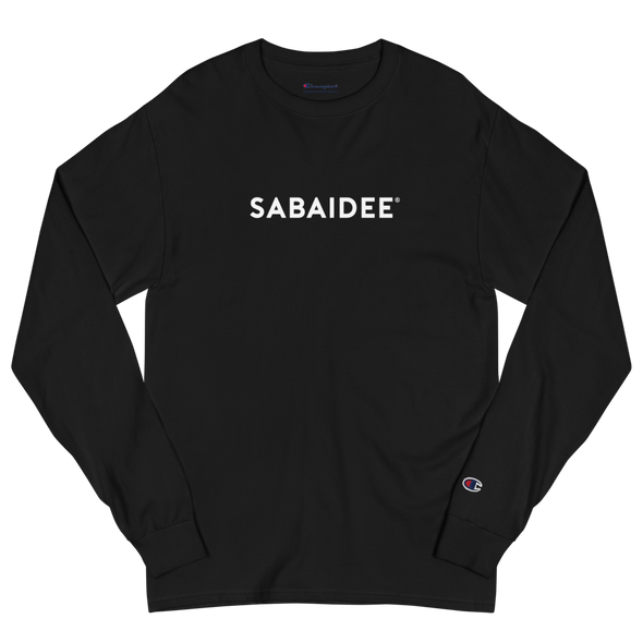 Sabaidee OG Logo Men's Champion Long Sleeve Shirt