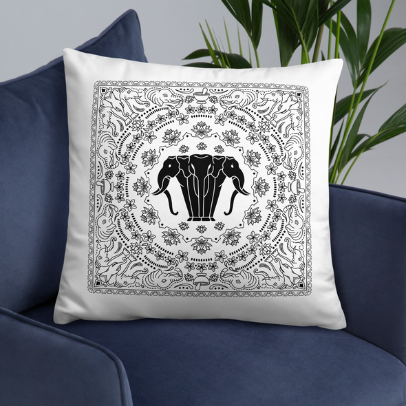 Lotus Paisley Bandana Pillow