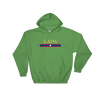 Laos Flag Stripes Hoodie