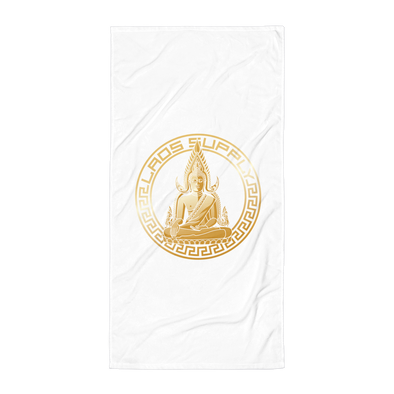 Golden Buddha Beach Towel