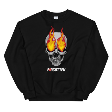 Forgotten Skull Flames Sweatshirt