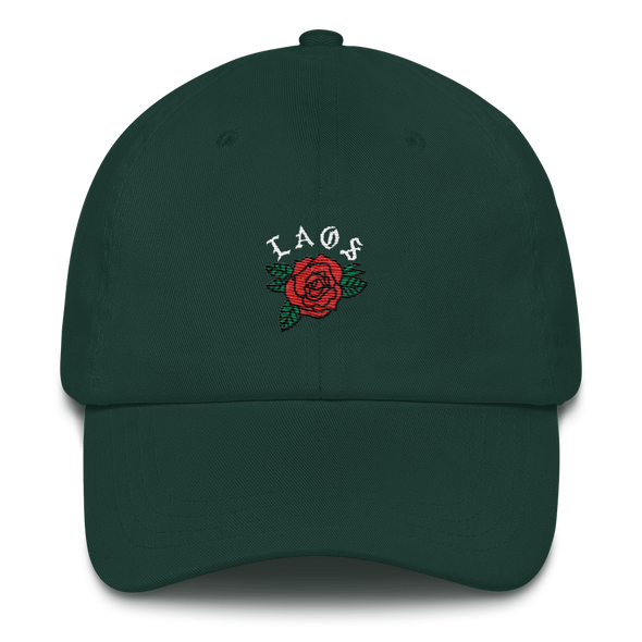 Laos Rose Logo Dad hat