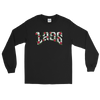 Laos Script Rose Men’s Long Sleeve Shirt