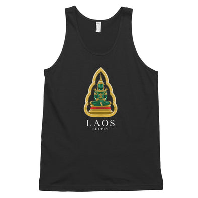 Green Emerald Buddha Men's Tank Top