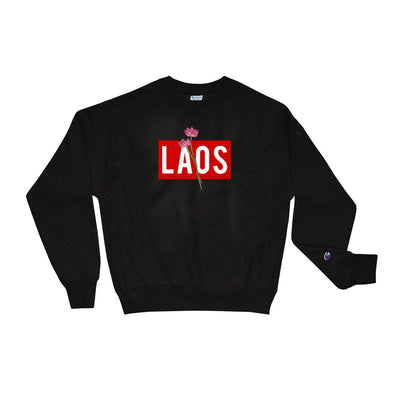 Laos Lotus Box Logo Champion Sweatshirt