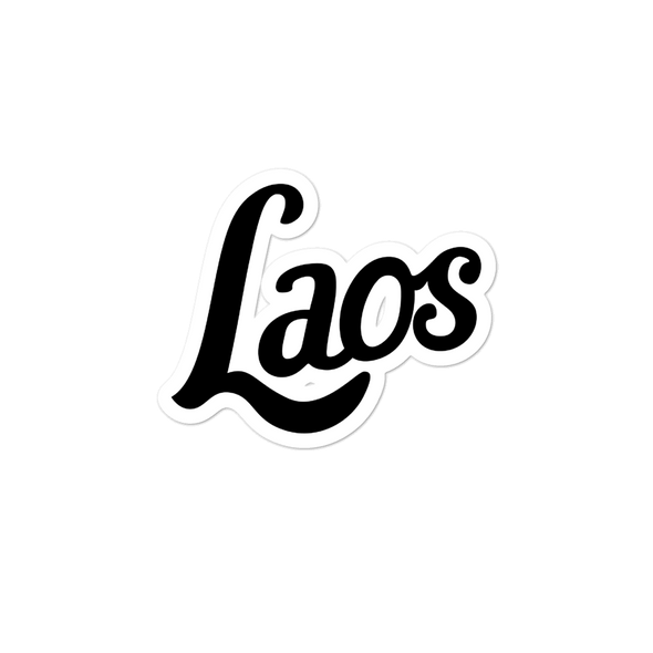 Laos Script 3 Bubble-free stickers