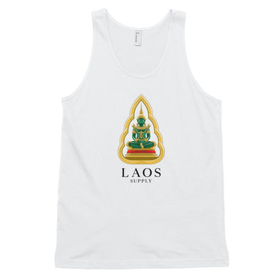 Green Emerald Buddha Men's Tank Top