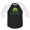 Laos Worldwide Seattle 3/4 sleeve raglan shirt