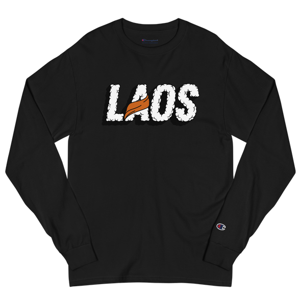 Laos Sash Clout Men's Champion Long Sleeve Shirt