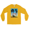 Elephant Sunset Men’s Long Sleeve Shirt