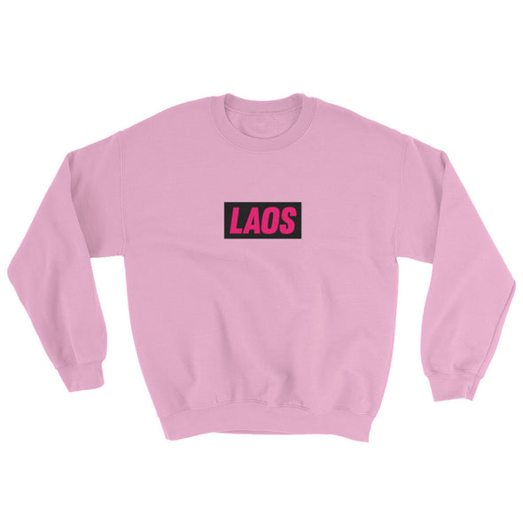Pink Box Logo Sweatshirt
