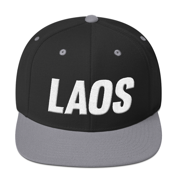 OG Laos Snapback Hat (3D Puff Embroidery)