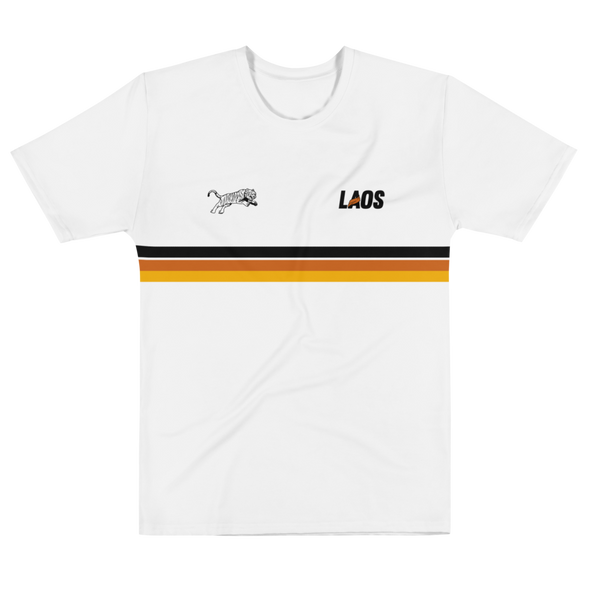 Laos Sash Logo Tiger Men's T-shirt