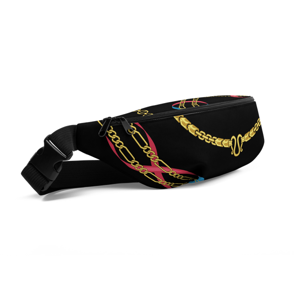Crossed Chain Fanny Pack