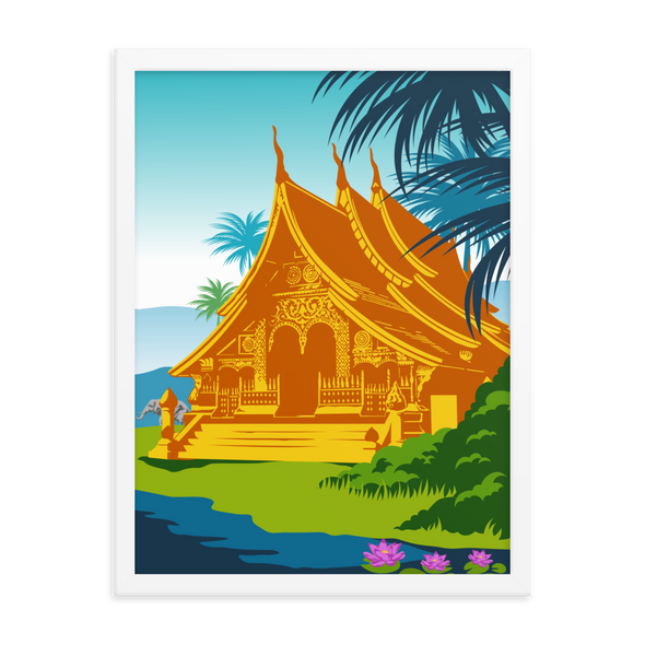 Lao House Framed poster
