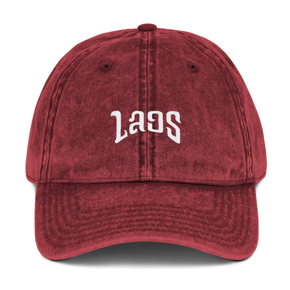 LAOS Script Vintage Cotton Twill Dad Hat