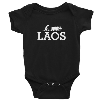 LAOS Water Buffalo Farmer Infant Bodysuit