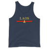 Laos Flag Stripes Tank Top