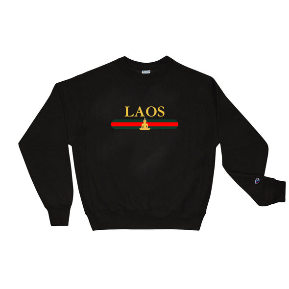 Laos Buddha Stripe Champion Sweatshirt