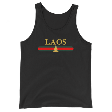 Laos Flag Stripes Tank Top