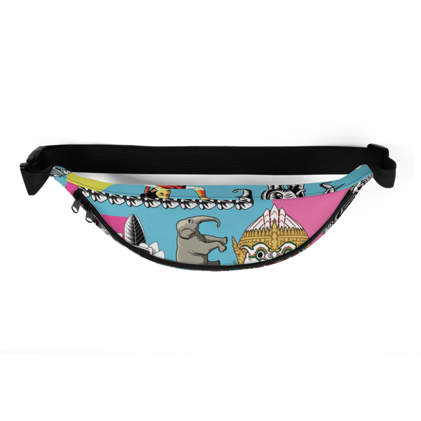 Lao Culture All-Over Fanny Pack