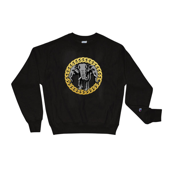 Elephant Gold Chain Champion Sweatshirt