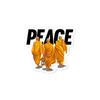 Peace March Bubble-free stickers