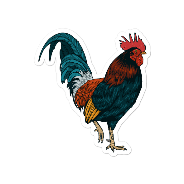 Rooster Bubble-free stickers