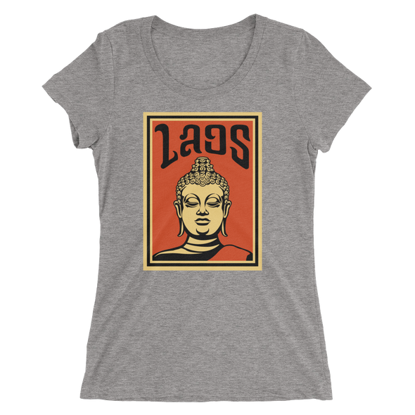 Laos Buddha Poster Ladies t-shirt