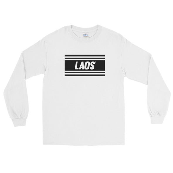 Laos Four Stripes Long Sleeve T-Shirt