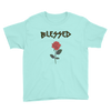 Blessed Rose Zigzag Youth Kids T-Shirt