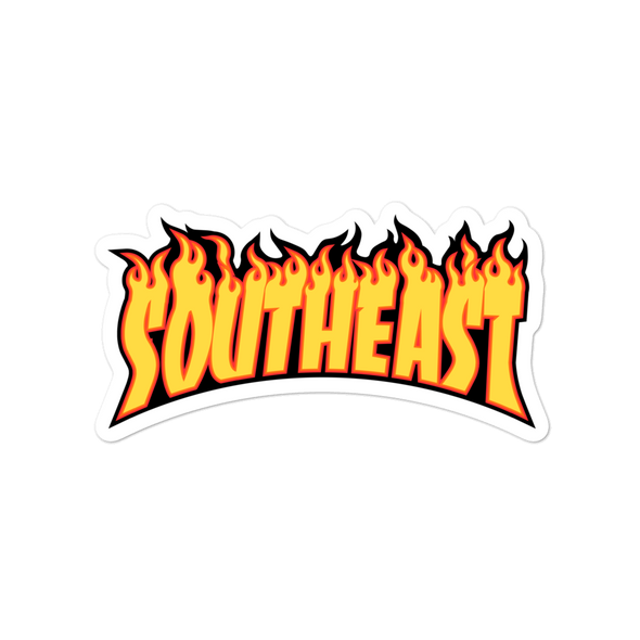 Southeast Flames Bubble-free stickers