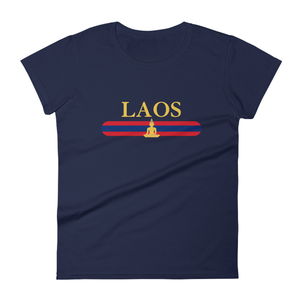 Laos Buddha Stripes Women's Shirt