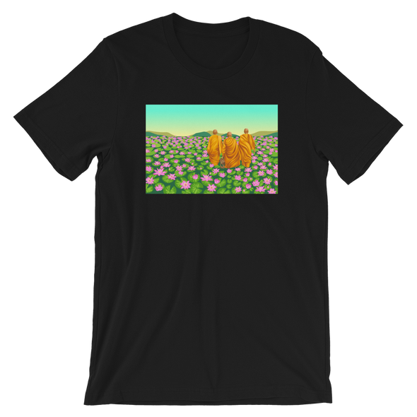 Monk March Lotus Field T-Shirt