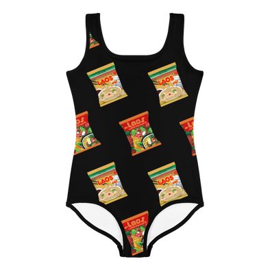 Mi Mama Noodles All-Over Print Kids Swimsuit