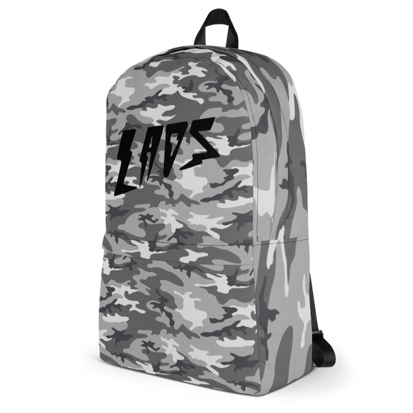 Laos Grey Camo All-Over Backpack