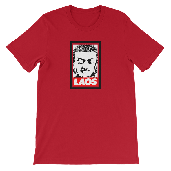Laos Buddha Head Box Logo T-Shirt