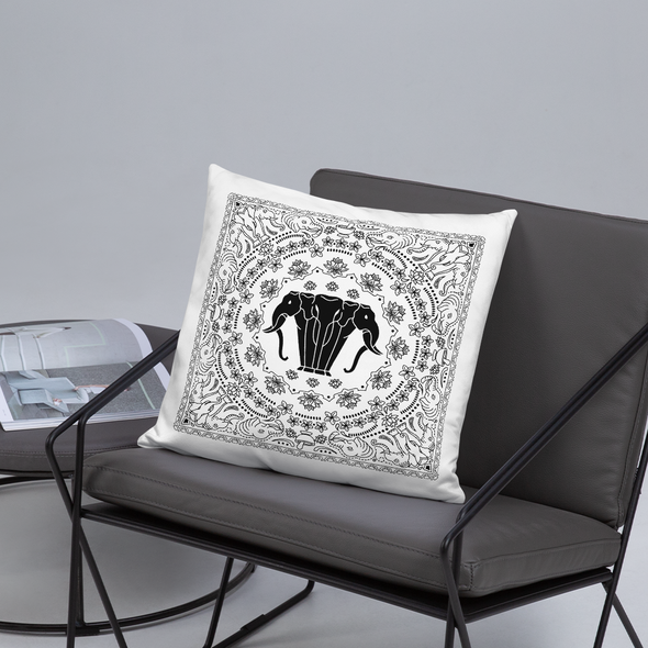 Lotus Paisley Bandana Pillow