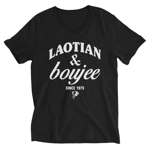 Laotian and Boujee V-Neck T-Shirt