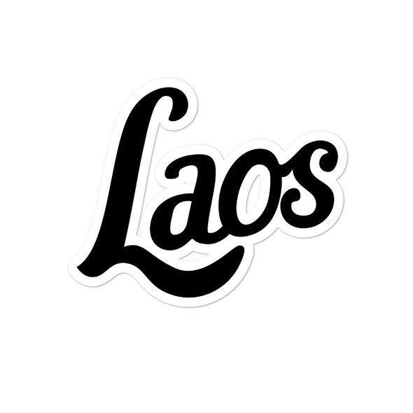 Laos Script 3 Bubble-free stickers